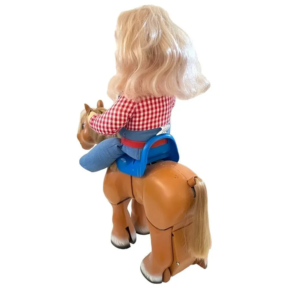 Vintage Ideal Doll Kit and her Horse Kaboodle Play Doll Pony 1984